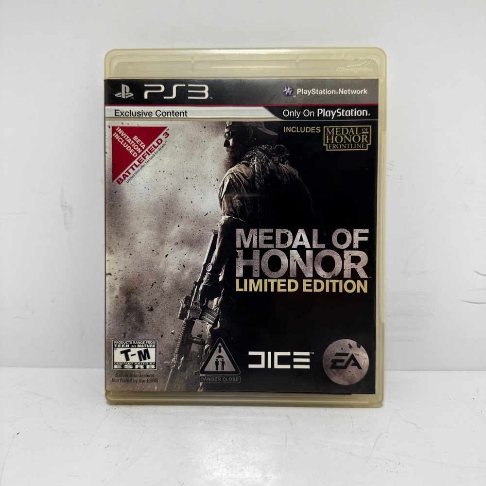 Medal of Honor Limited Edition Sony PlayStation 3 PS3 2010 Complete CIB